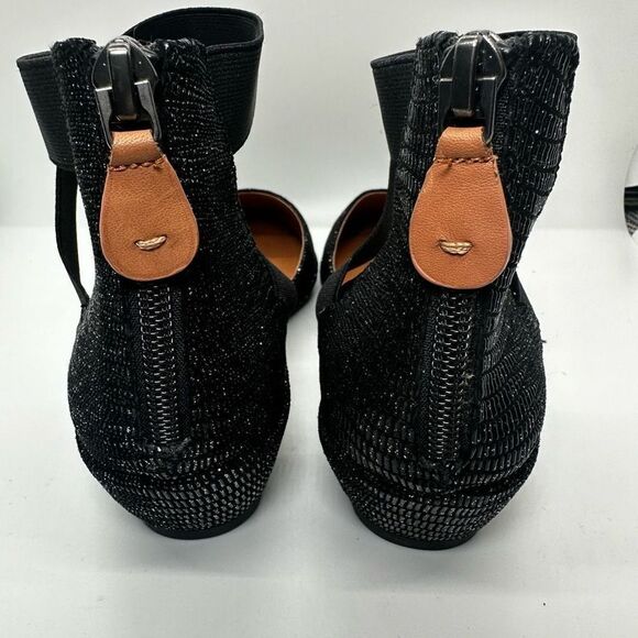 Gentle Souls by Kenneth Cole Noa Crisscross Metallic Demi Wedge Pumps - Picture 2 of 6